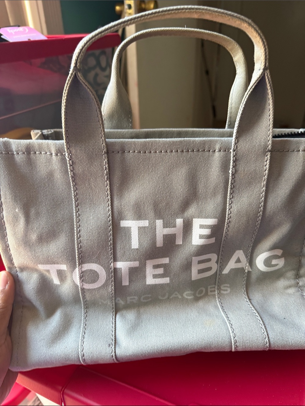 Marc Jacobs  Gray Canvas Tote used